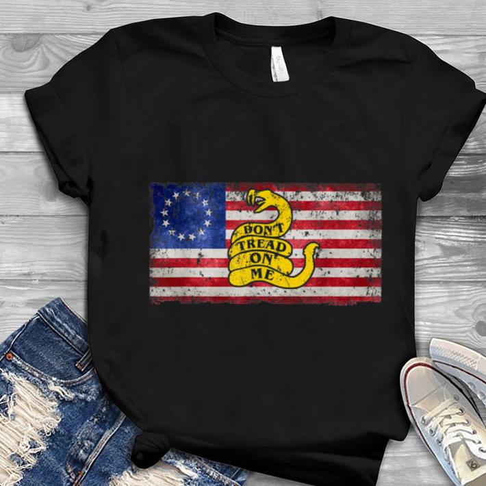 Betsy Ross Flag Don t Tread On Me Snake Youth tee 1 - Betsy Ross Flag Don't Tread On Me Snake Youth tee