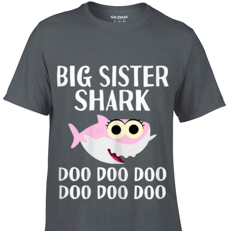 Big Sister Shark Doo Doo hoodie 1 - Big Sister Shark Doo Doo hoodie