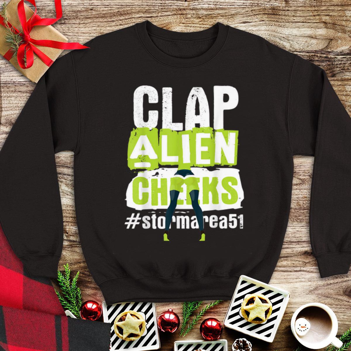Clap Alien Cheeks Storm Area 51 tank top 1 - Clap Alien Cheeks Storm Area 51 tank top
