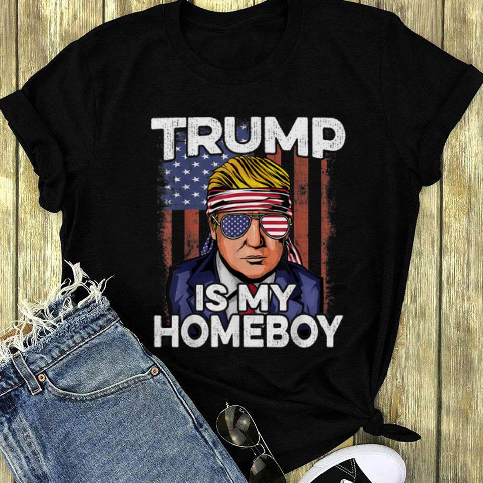 Donald Trump Is My Homeboy Glasses Headband Usa Flag 4th Of July long sleeve 1 - Donald Trump Is My Homeboy Glasses Headband Usa Flag 4th Of July long sleeve