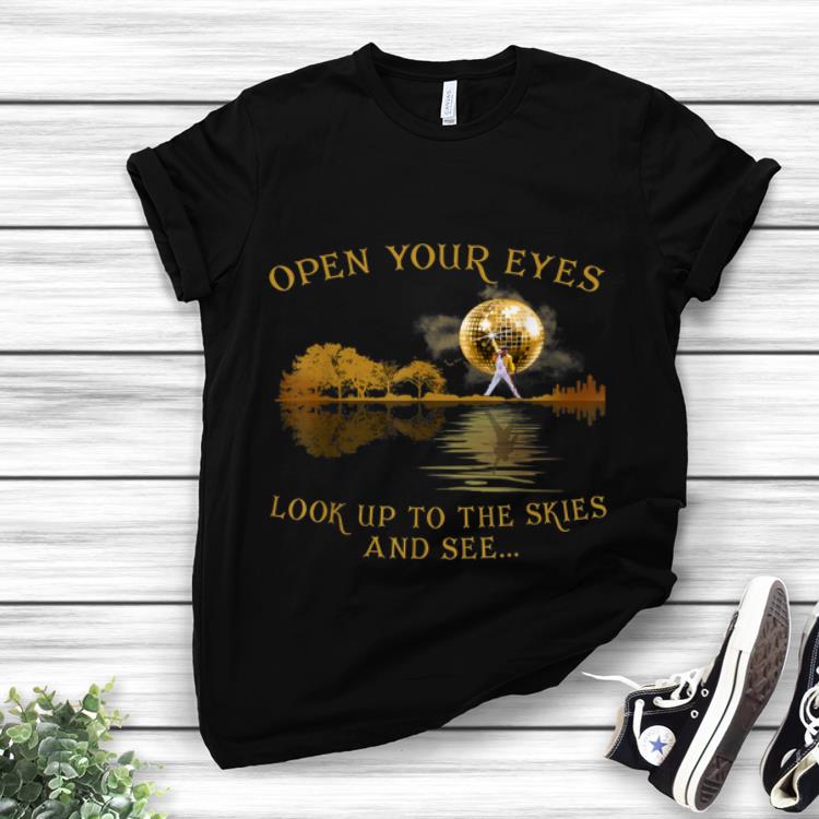 Freddie Mercury Open Your Eyes Look Up To The Skies And See Lake Guitar Shadow hoodie 1 - Freddie Mercury Open Your Eyes Look Up To The Skies And See Lake Guitar Shadow hoodie