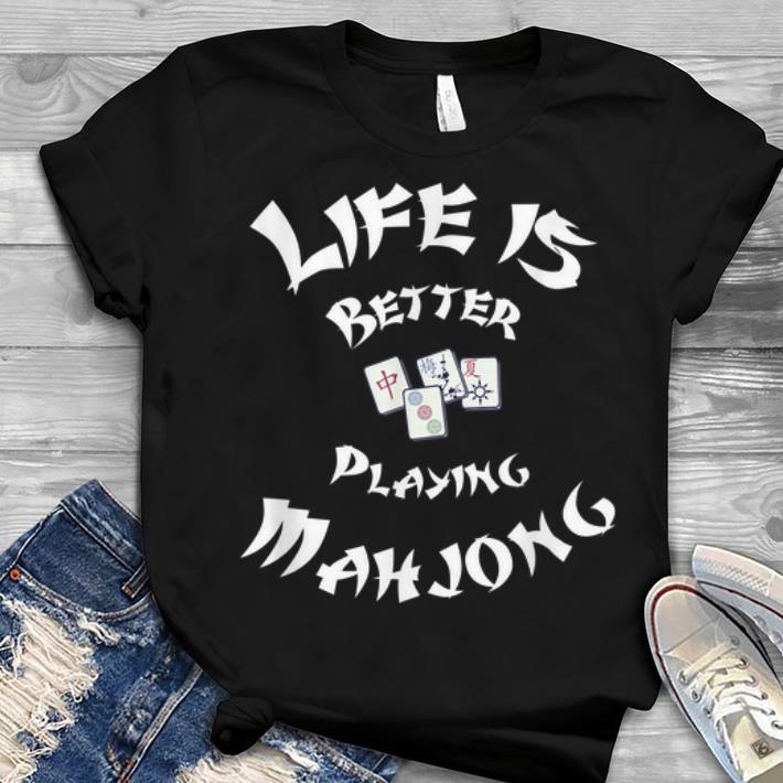 Life Is Better Playing Mahjong Youth tee 1 - Life Is Better Playing Mahjong Youth tee