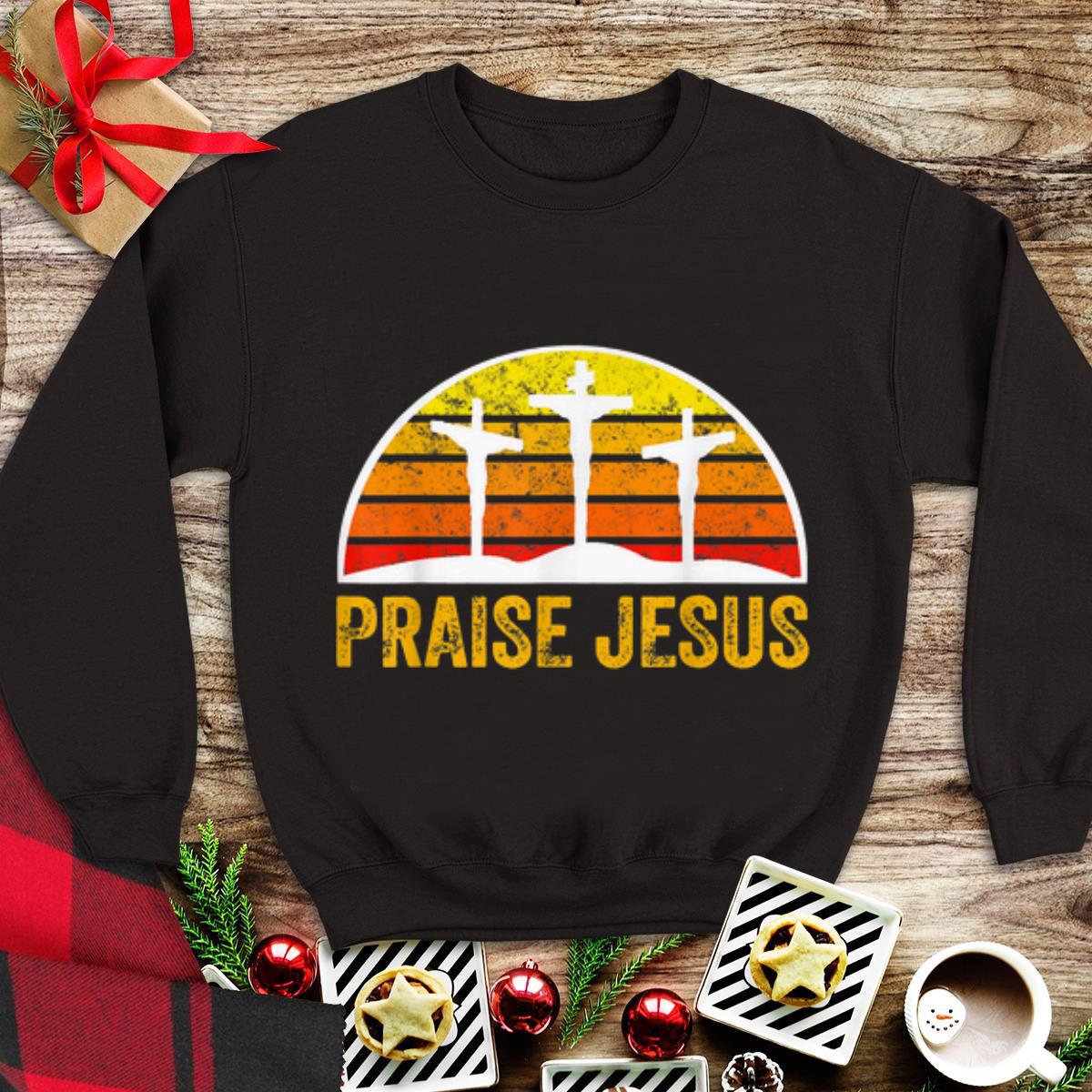 Praise Jesus Vintage Cross tank top 1 - Praise Jesus Vintage Cross tank top