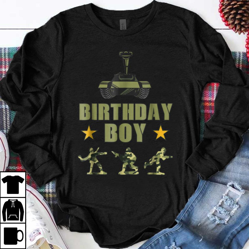 Premium Birthday party Army Party Army Decorations shirt 1 - Premium Birthday party Army Party Army Decorations shirt
