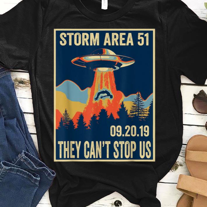 Storm Area 51 They Can t Stop Us UFO guy tee 1 - Storm Area 51 They Can't Stop Us UFO guy tee