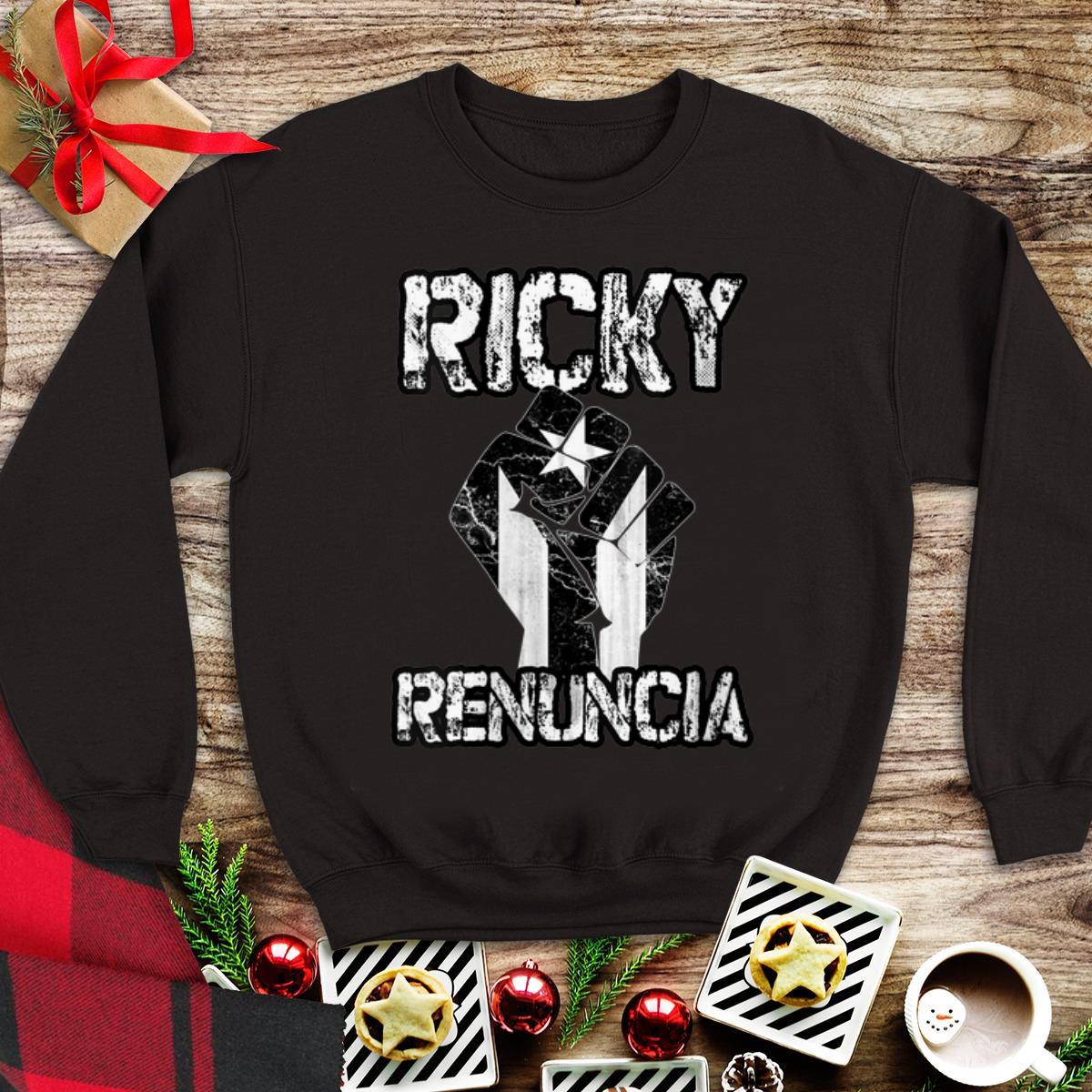 The Fist Ricky Renuncia Puerto Rico Flag tank top 1 - The Fist Ricky Renuncia Puerto Rico Flag tank top