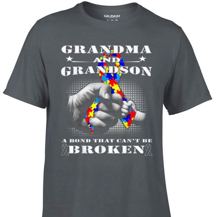 Awesome Grandma And grandson A Bond That Can t Be Broken shirt 1 - Awesome Grandma And grandson A Bond That Can't Be Broken shirt