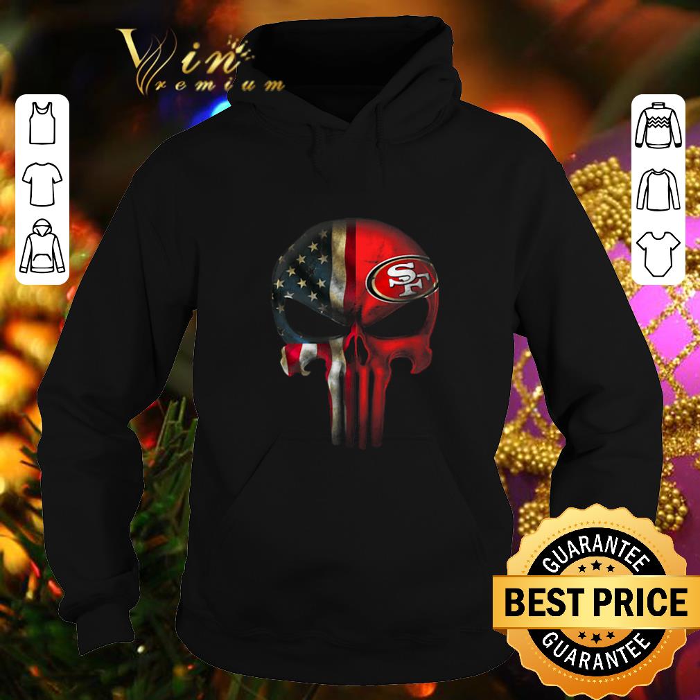 Awesome The Punisher Skull American flag San Francisco 49ers shirt Awesome The Punisher Skull American flag San Francisco 49ers shirt 4 - Awesome The Punisher Skull American flag San Francisco 49ers shirt
