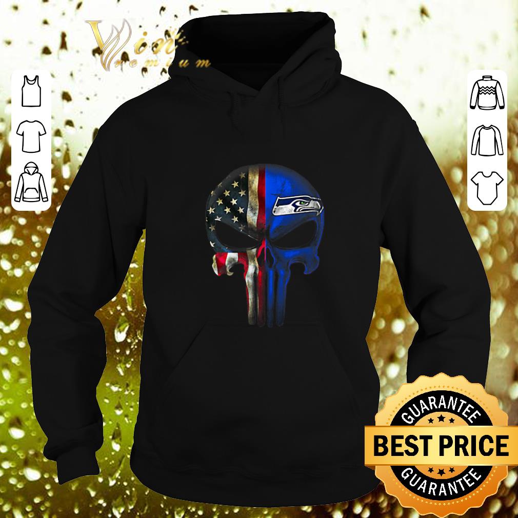 Best Punisher Skull American flag Seattle Seahawks shirt 4 - Best Punisher Skull American flag Seattle Seahawks shirt