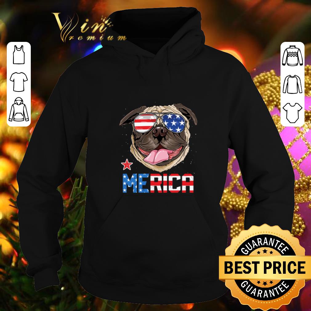 Best Sunglass Pug Merica 4th July independence day American flag shirt 4 - Best Sunglass Pug Merica 4th July independence day American flag shirt