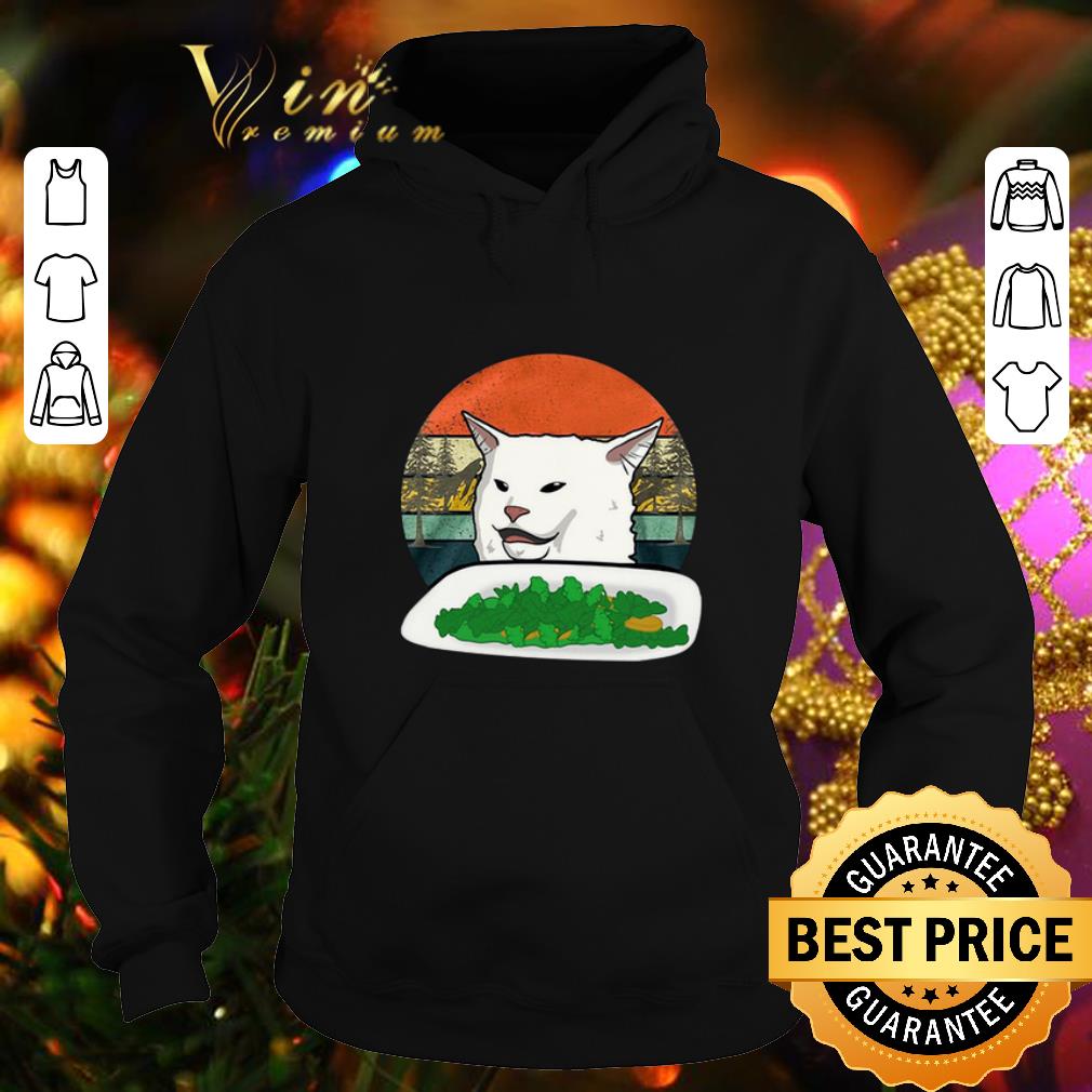 Best Woman Yelling Confused white Cat at Dinner vintage shirt Best Woman Yelling Confused white Cat at Dinner vintage shirt 4 - Best Woman Yelling Confused white Cat at Dinner vintage shirt
