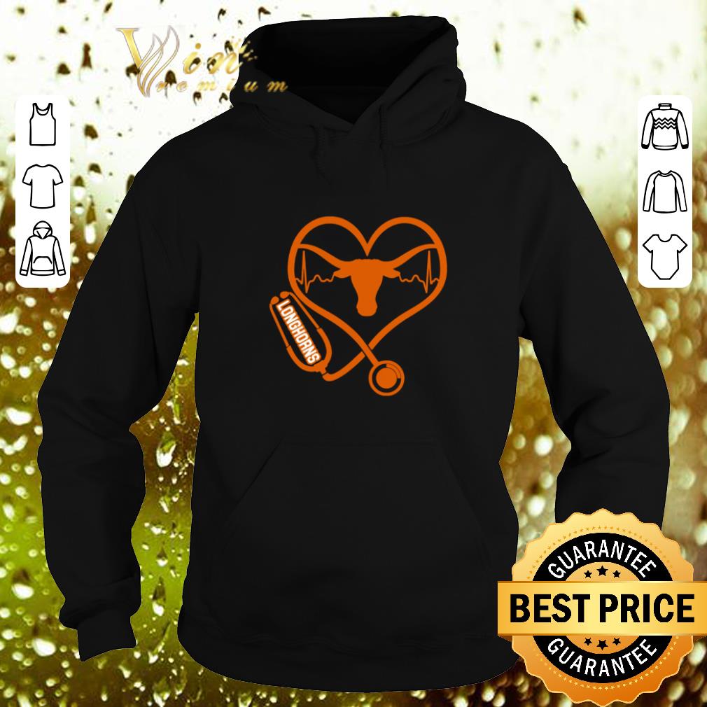 Funny Love Texas Longhorns Stethoscope Heartbeat nurse shirt Funny Love Texas Longhorns Stethoscope Heartbeat nurse shirt 4 - Funny Love Texas Longhorns Stethoscope Heartbeat nurse shirt