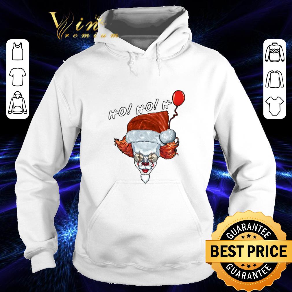 Hot Pennywise IT Ho Ho Ho Santa Claus shirt 4 - Hot Pennywise IT Ho Ho Ho Santa Claus shirt