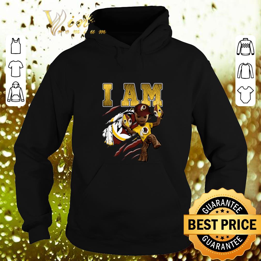 Pretty Strong Groot I Am Washington Redskins shirt 4 - Pretty Strong Groot I Am Washington Redskins shirt