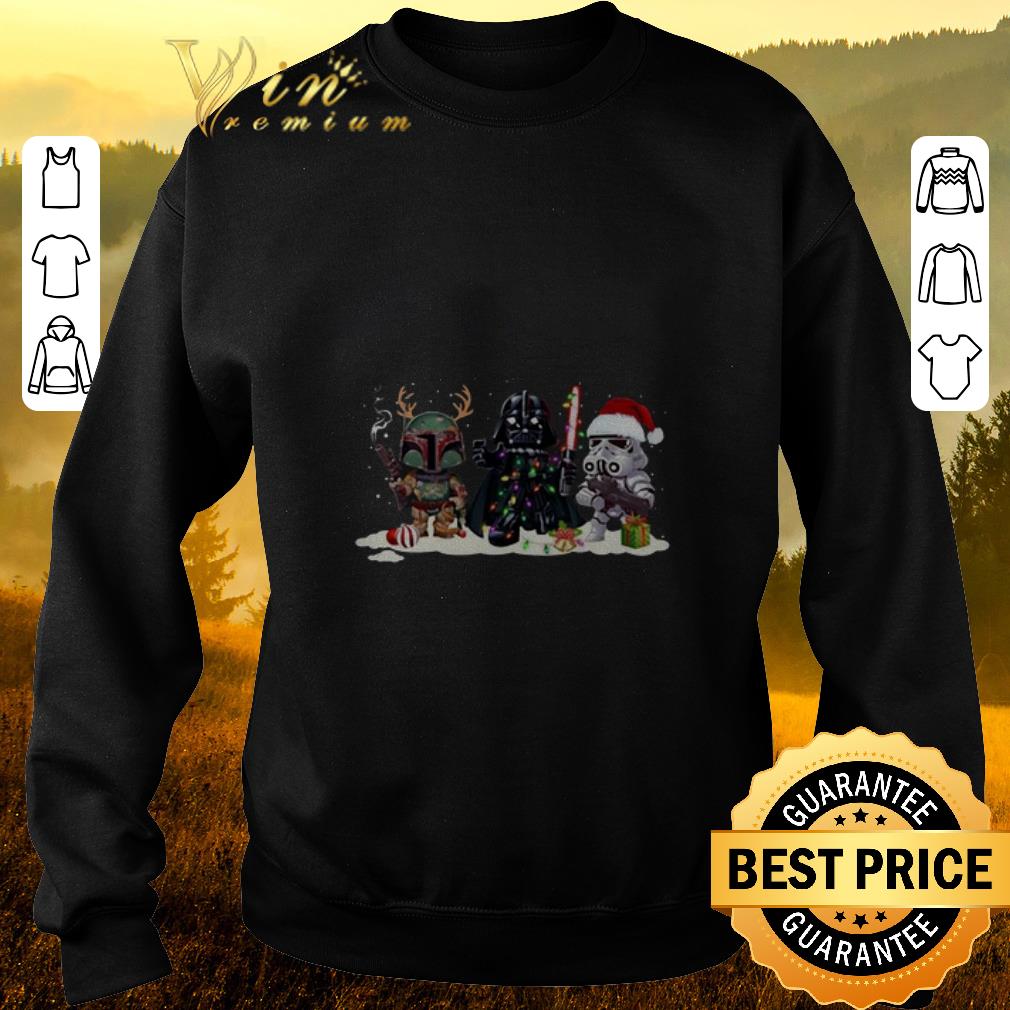 Star Wars Darth Vader Stormtrooper Jango Fett Christmas shirt 4 - Star Wars Darth Vader Stormtrooper Jango Fett Christmas shirt