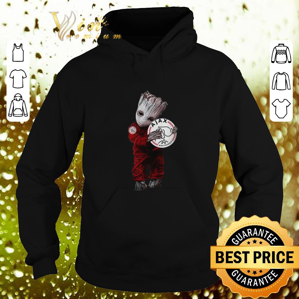 Awesome Baby Groot hug Ajax Amsterdam shirt 4 - Awesome Baby Groot hug Ajax Amsterdam shirt