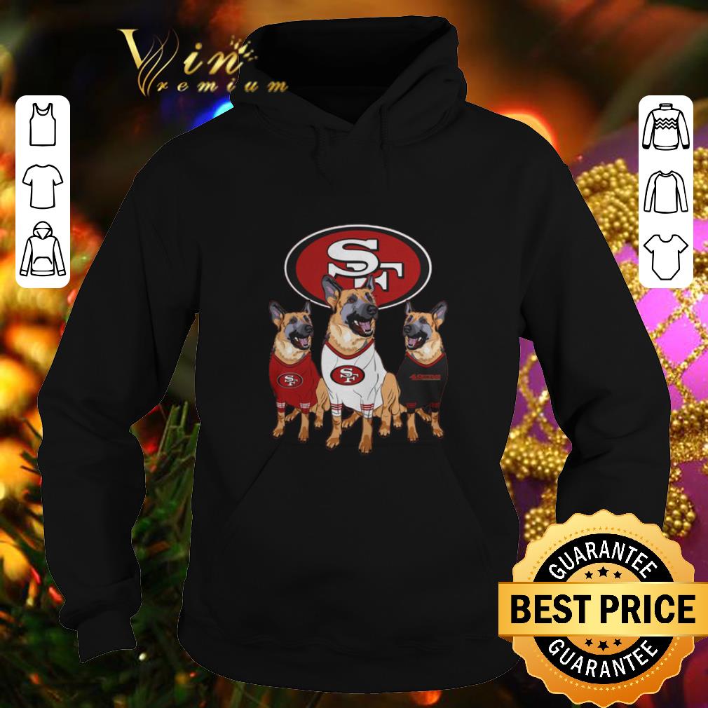 Awesome German Shepherd dogs San Francisco 49ers shirt 4 - Awesome German Shepherd dogs San Francisco 49ers shirt