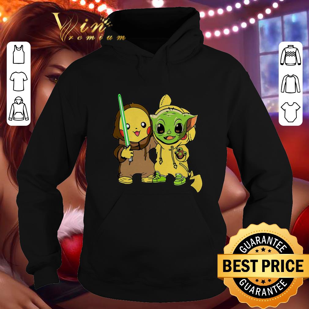 Best Baby Pikachu and Baby Yoda Star Wars shirt 4 - Best Baby Pikachu and Baby Yoda Star Wars shirt