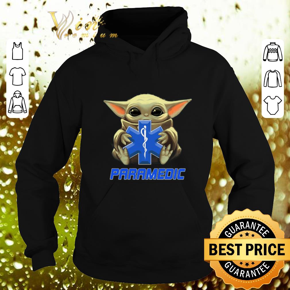 Best Baby Yoda hug Paramedic Medical Star Wars Mandalorian shirt 4 - Best Baby Yoda hug Paramedic Medical Star Wars Mandalorian shirt