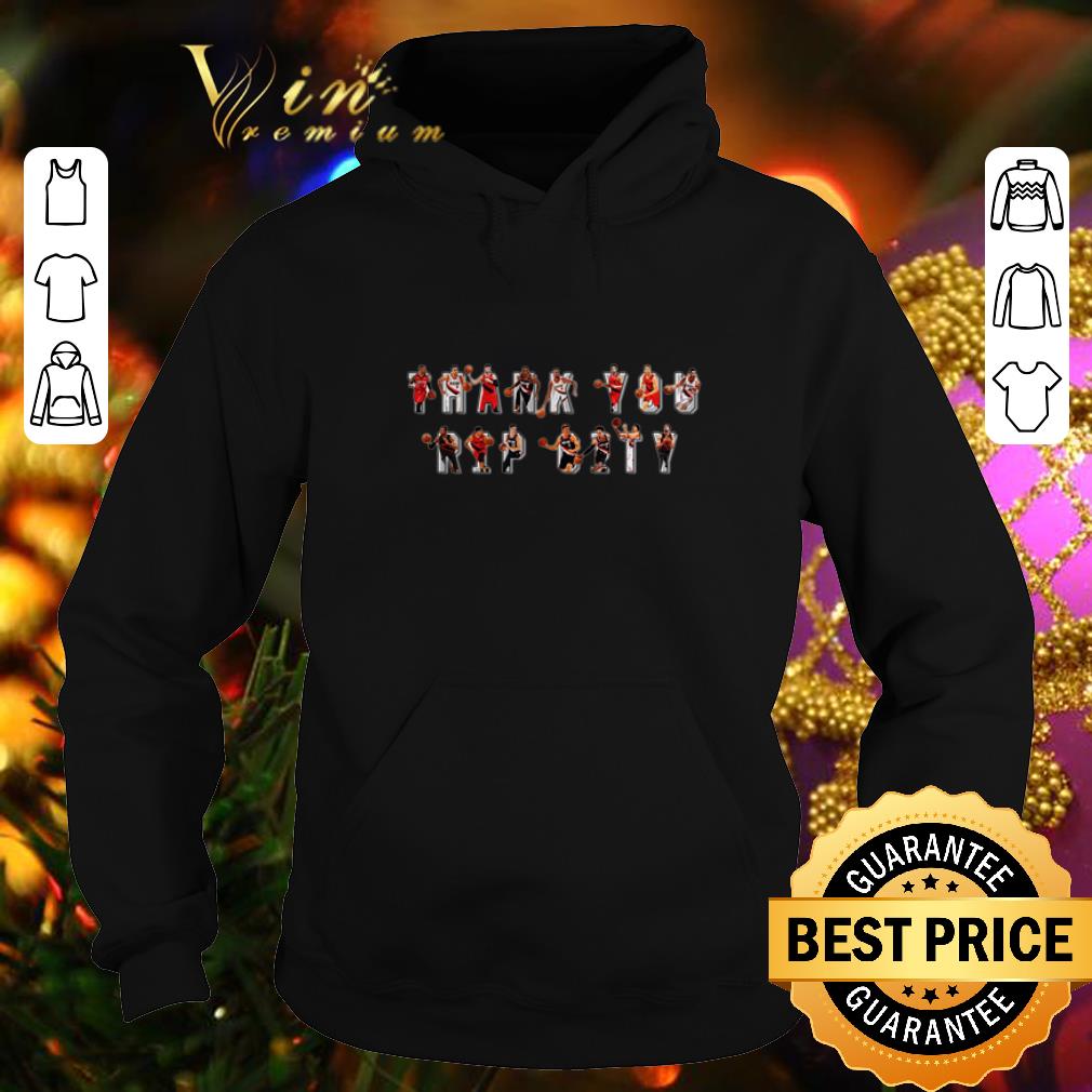 Best Portland Trail Blazers thank you rip city shirt Best Portland Trail Blazers thank you rip city shirt 4 - Best Portland Trail Blazers thank you rip city shirt