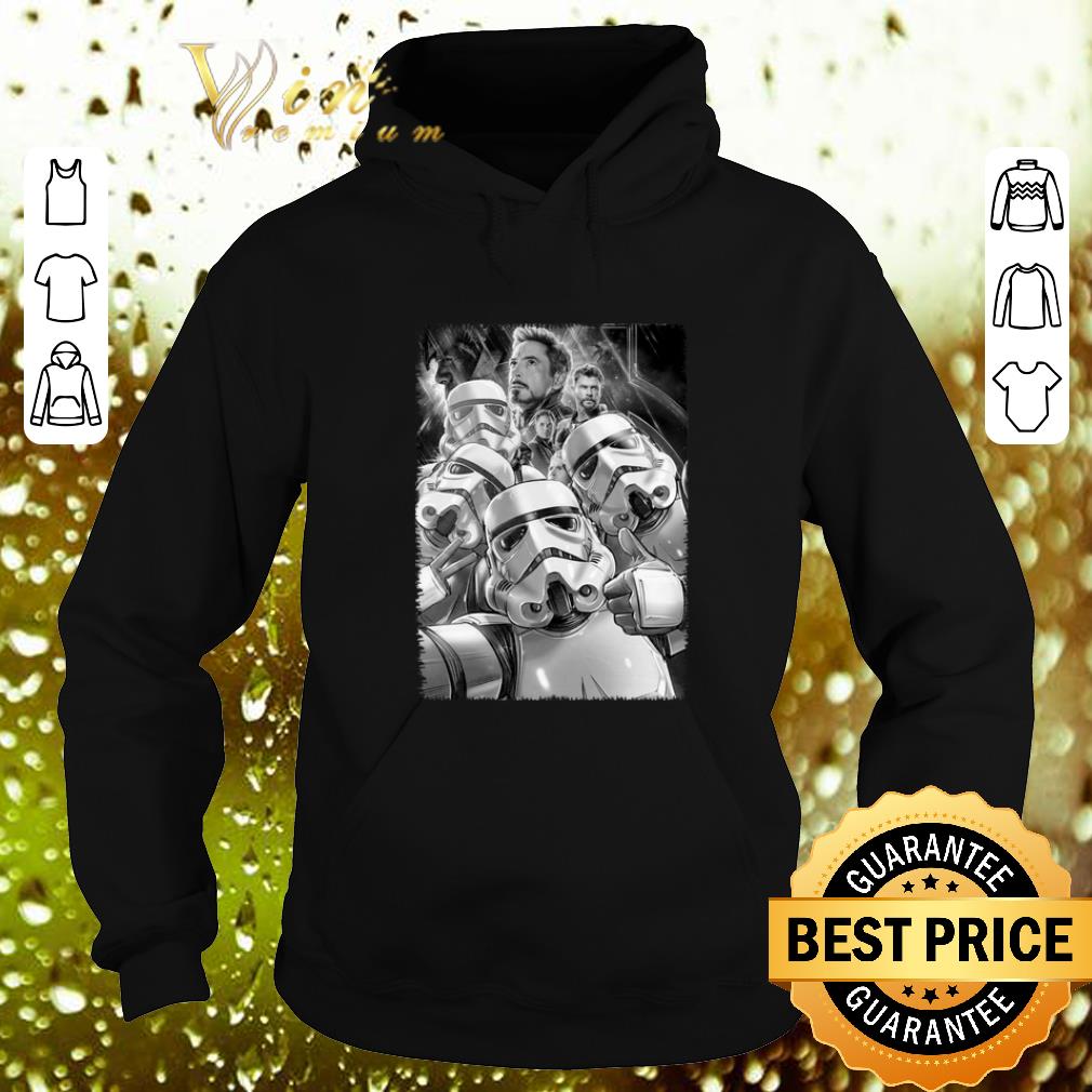 Best Star War Stormtrooper selfie Avengers Endgame shirt 4 - Best Star War Stormtrooper selfie Avengers Endgame shirt