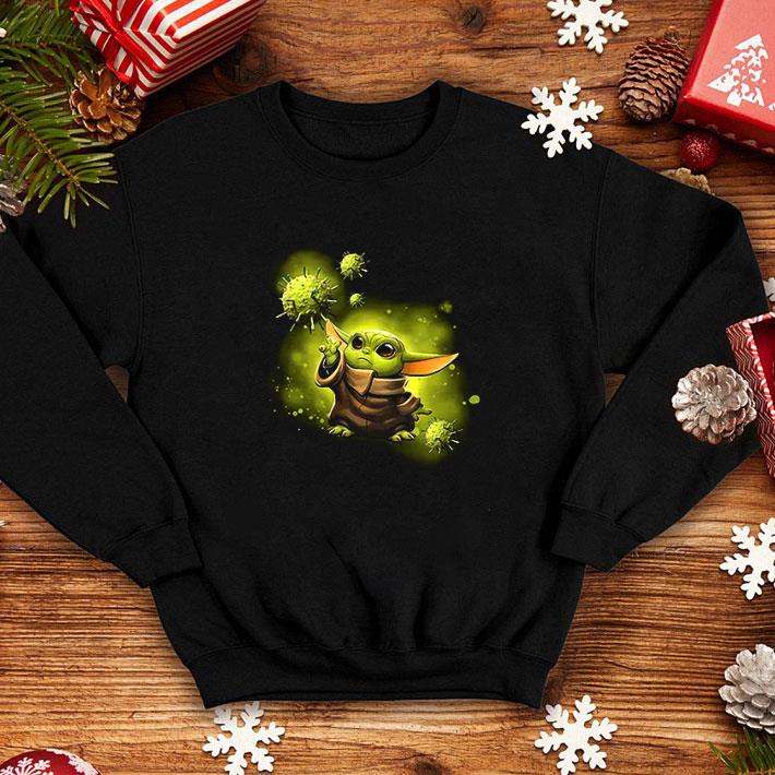 Awesome Baby Yoda against Coronavirus Covid19 Star Wars shirt 4 - Awesome Baby Yoda against Coronavirus Covid19 Star Wars shirt