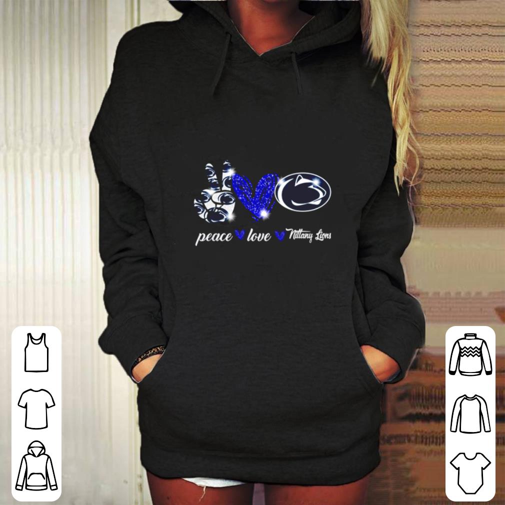 Awesome Peace love Penn State Nittany Lions Logo shirt 4 - Awesome Peace love Penn State Nittany Lions Logo shirt