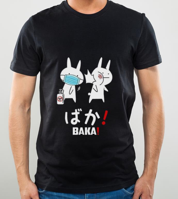 Official Baka Rabbit Mask Japanese Coronavirus shirt 4 - Official Baka Rabbit Mask Japanese Coronavirus shirt