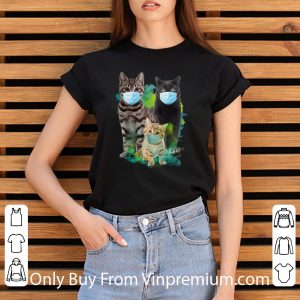 Top Cats Face Mask Cat Lovers shirt 2