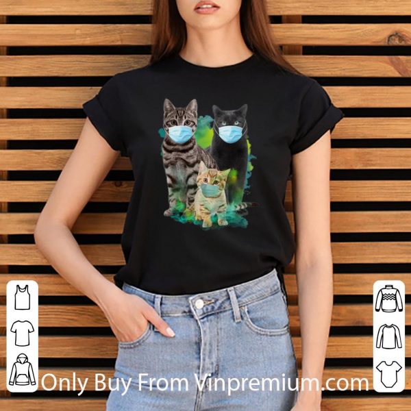 Top Cats Face Mask Cat Lovers shirt