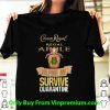 Original Crown Royal Regal Apple Helping Me Survive Quarantine Covid-19 shirt