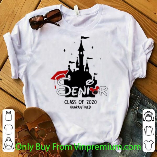 Official Disney Cinderella Castle Senior Class Of 2020 Quarantined shirt