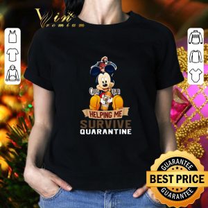 Official Mickey mouse captain morgan helping me survive quarantine shirt 1