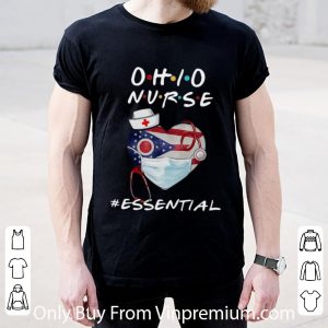 Official Ohio Nurse Heart Stethoscope Ohio Flag #Essential shirt