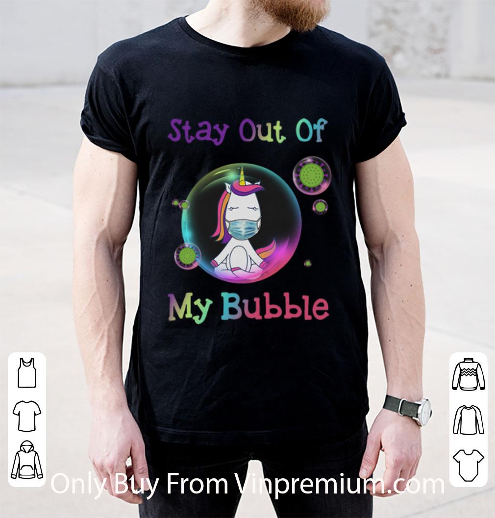 Official Unicorn Corona Stay Out Of My Bubble shirt