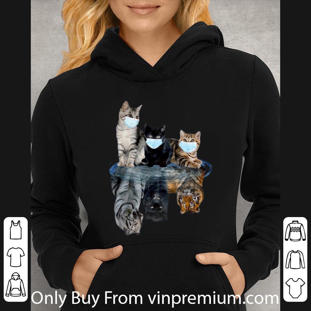 32fe1267 hot cats face mask water reflection tigers shirt 4 - Hot Cats Face Mask Water Reflection Tigers shirt