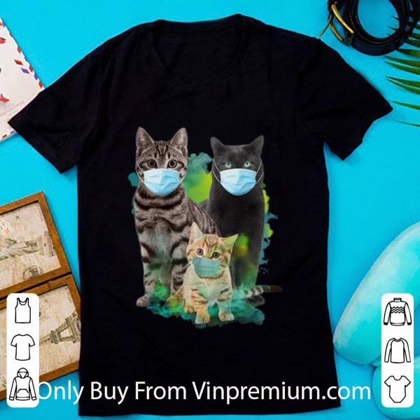 Top Cats Face Mask Cat Lovers shirt