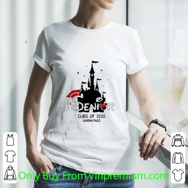 Official Disney Cinderella Castle Senior Class Of 2020 Quarantined shirt