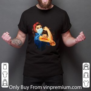 Official Strong Woman Mask Tattoo DHL Express shirt