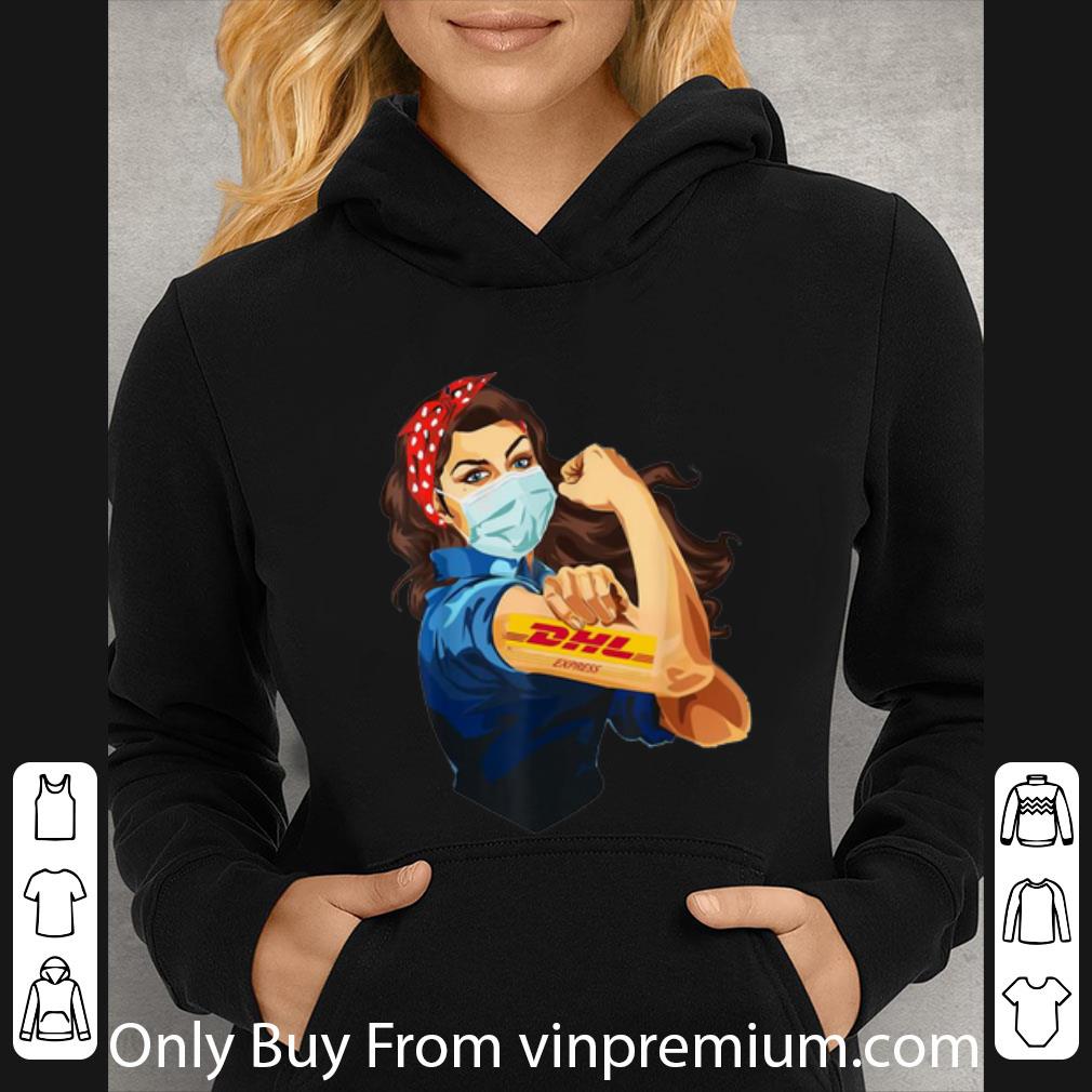 55852410 official strong woman mask tattoo dhl express shirt 4 - Official Strong Woman Mask Tattoo DHL Express shirt