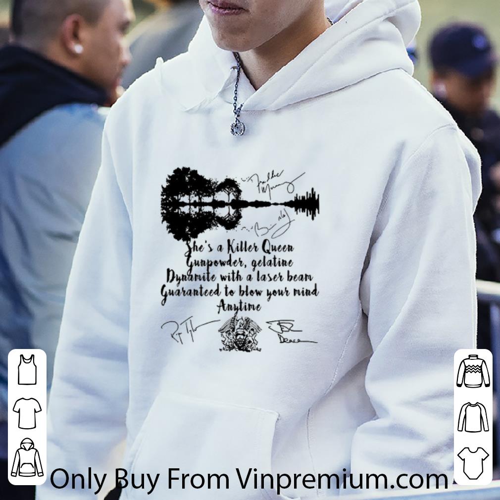 66690ec7 awesome killer queen lyrics guitar lake signatures shirt 4 - Awesome Killer Queen Lyrics Guitar Lake Signatures shirt