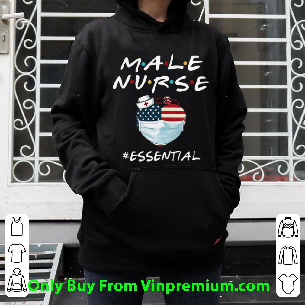 76803a06 nice male nurse heart stethoscope esential american flag shirt 4 - Nice Male Nurse Heart Stethoscope #Esential American Flag shirt