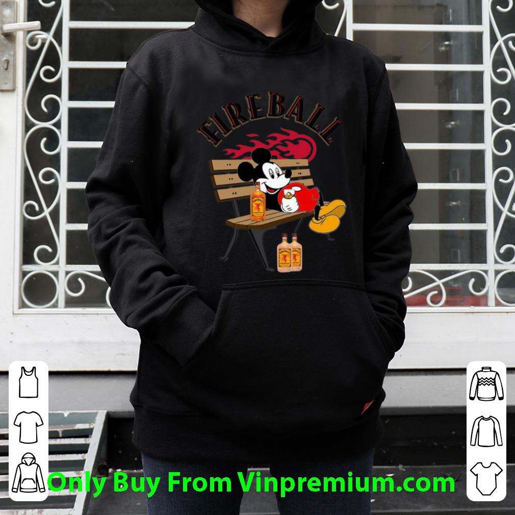 81f8b717 official mickey mouse drink fireball shirt 4 - Official Mickey Mouse Drink Fireball shirt