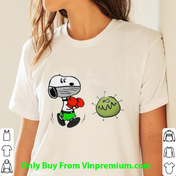 Pretty Snoopy Boxing Coronavirus shirt