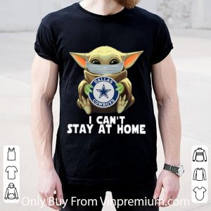 Official Star Wars Baby Yoda Mask Dallas Cowboys I Can’t Stay At Home shirt