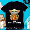 Top Star Wars Baby Yoda Mask Manchester United I Can’t Stay At Home shirt