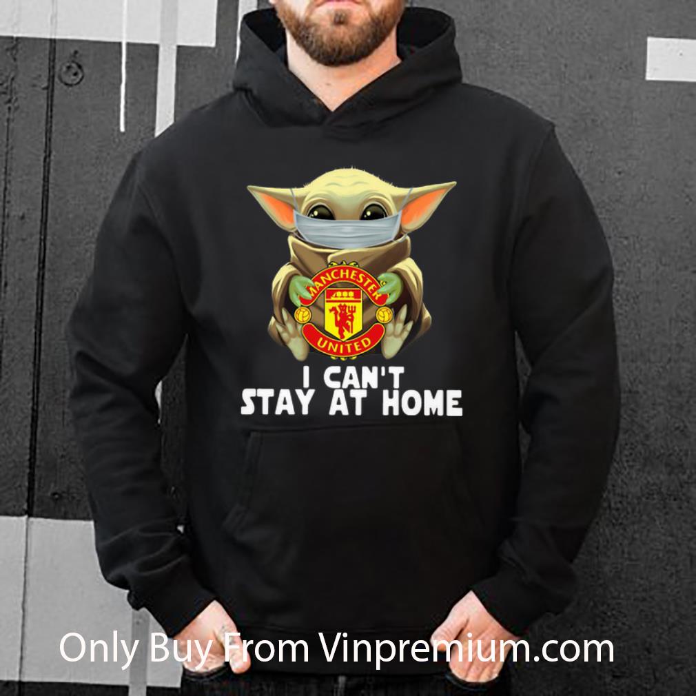 Top Star Wars Baby Yoda Mask Manchester United I Can t Stay At Home shirt 4 - Top Star Wars Baby Yoda Mask Manchester United I Can’t Stay At Home shirt