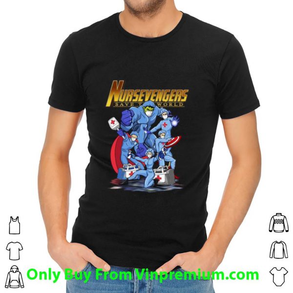 Hot Nursevengers Save The World Medical Superhero shirt