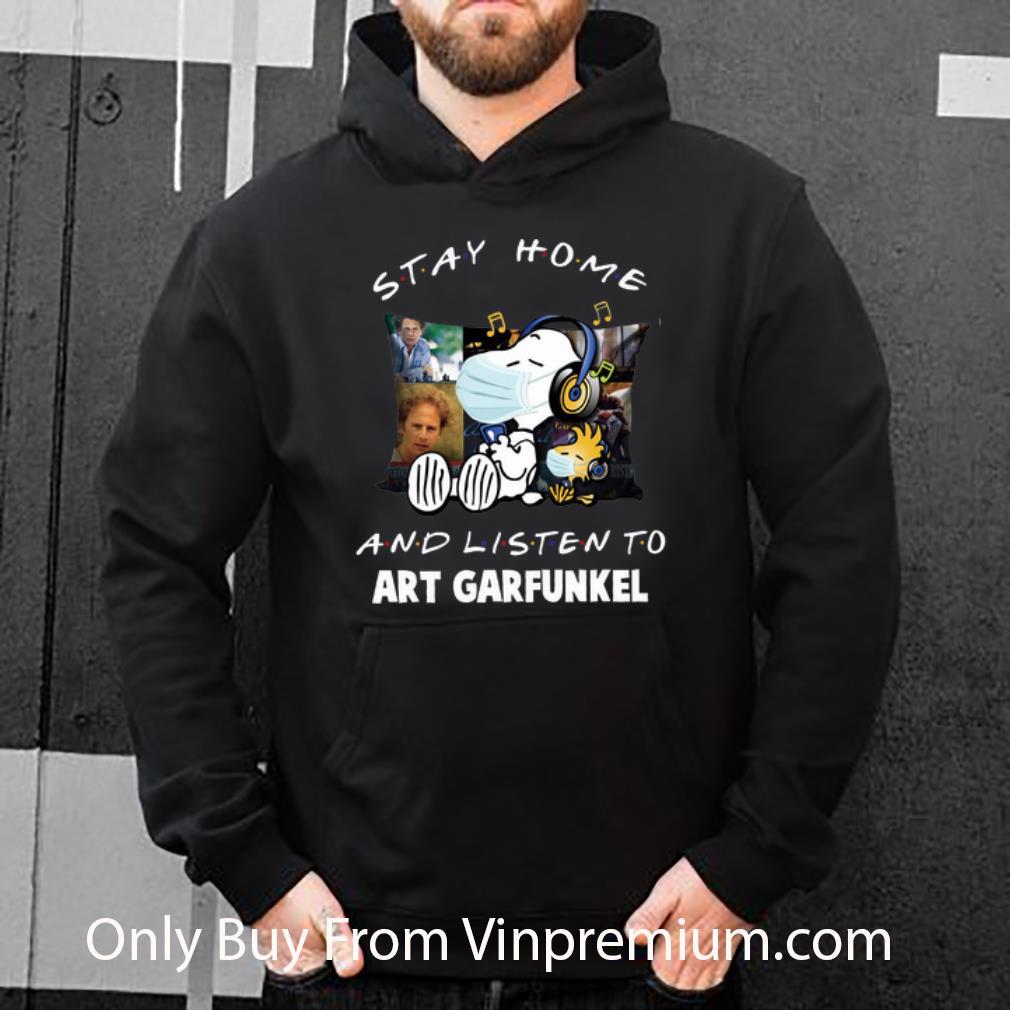 b7d81a51 hot snoopy woodstock stay home and listen to art garfunkel shirt 4 - Hot Snoopy Woodstock Stay Home And Listen To Art Garfunkel shirt