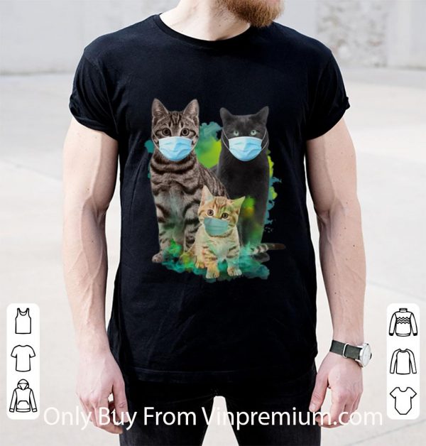 Top Cats Face Mask Cat Lovers shirt